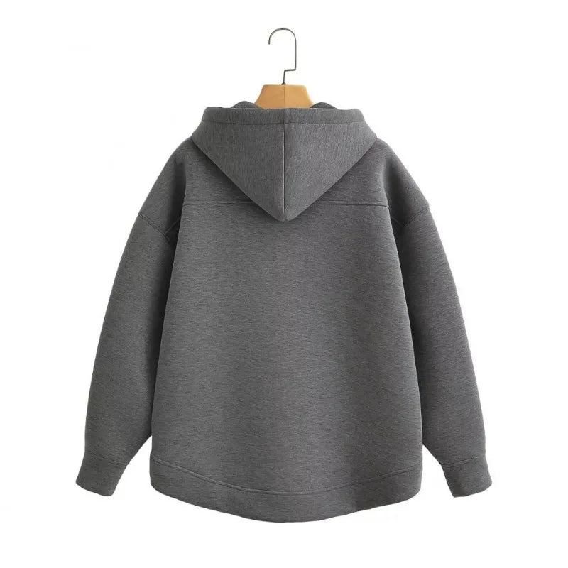 Women’s Oversized Zip-Up Hoodie