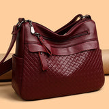 Fashion Women's Brand Trendy Shoulder Bag Leather Crossbody Bag High Quality Women Tote Bags 2024 Large Capacity Female Handbags