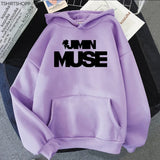 Jimin Muse Hoodie Fashion Women Harajuku Aesthetic Streetwear Casual Hoodies Unisex Vintage Pullovers Sweatshirts