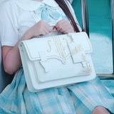 JIAERDI Harajuku Kawaii Handbag Women Harajuku Lolita Briefcase Backpack Jk Student Bag Japanese Shoulder Messenger Bags Y2k