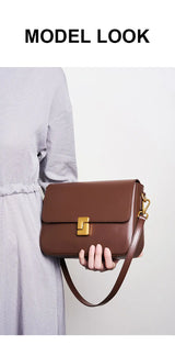 100% Genuine Leather Women's Shoulder Bag High Quality Luxury Designer Crossbody Bags Fashion Cowhide Female Handbags