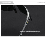 CLLOIO Brand Men's Polarized Sunglasses Aluminum Frame UV400 Anti-Glare Sun Glasses Male Driving Glasses Rimless Oculos De Sol