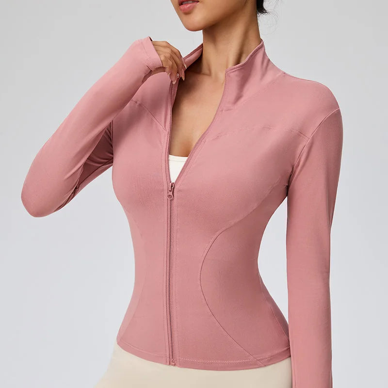 Women's Fall Pilates Quick-Dry Athletic Performance Jacket