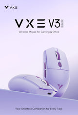 ATK VXE Dragonfly V3 PRO Bluetooth Gaming Mouse PAW3395SE 2.4G Wireless E-sports Mice Rechargeable Lightweight Ergonomic