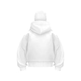 Minimalist Hooded Zip Sweatshirt