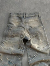 Y2K Harajuku Patchwork Baggy Jeans