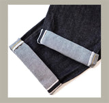 Red Tornado Lot 601B Black Jeans Straight Fit 14.5oz Selvedge Denim Pants Rinsed