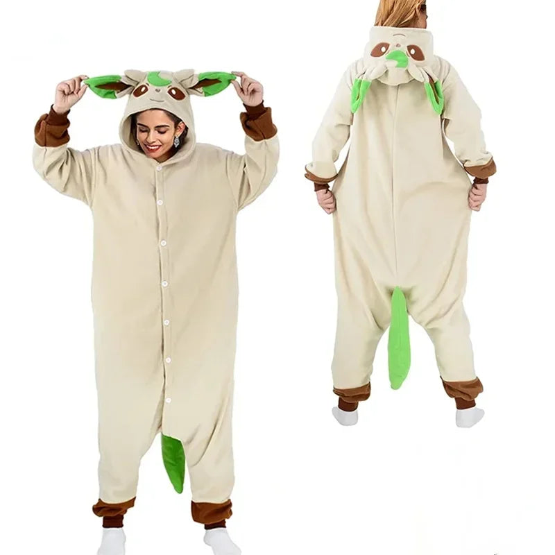 okemon Cosplay Kigurumi Onesie Snorlax Jigglypuff Umbreon Gengar Costume Halloween Adult Anime Bulbasaur Pajamas