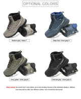 BONA 2023 New Designers Brand Winter Warm Boots Men Plush Nubuck Snow Boots Man High Quality High Top Boots Mansculino Sneakers
