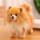 Premium Simulation Pomeranian Dog Plush Toy Cute Stuffed Animals High Quality Puppy Plushies Doll Cartoon Soft Kids Toys Gifts