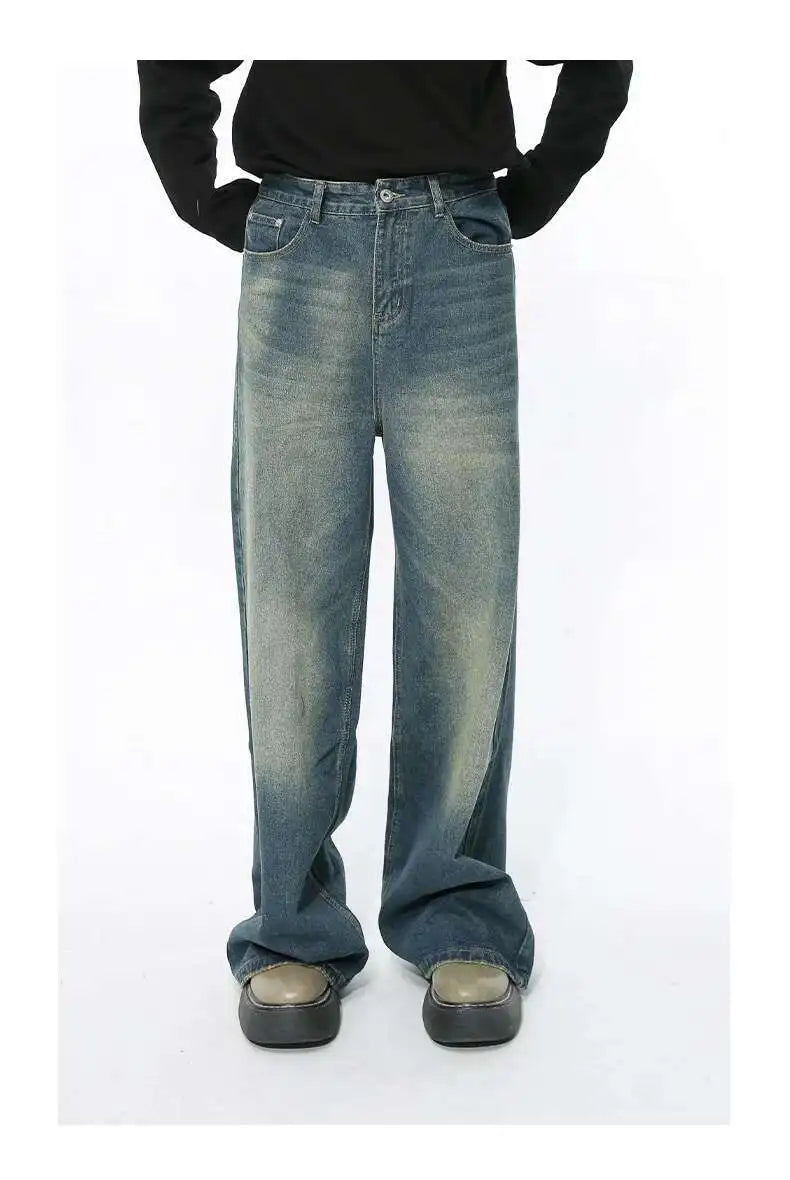 Men's Loose Straight-Leg Jeans