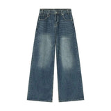 Vintage Camouflage Wide-Leg Men's Jeans