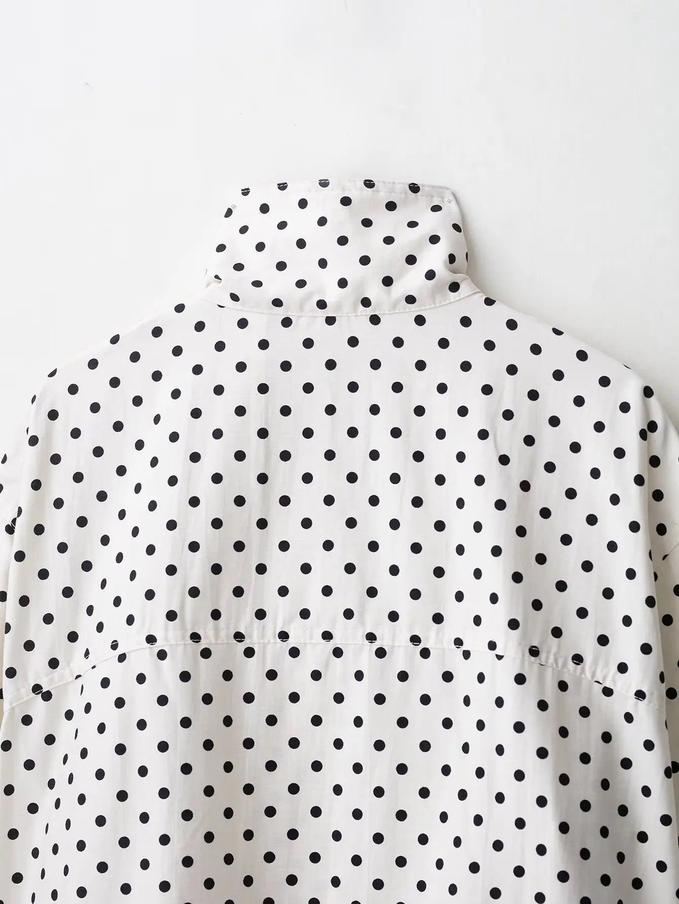 Fashion Polka Dot Shorts Sets For Women 2026 Spring Drawstring Bomber Jacket High Waist Shorts 2 Pieces Set Woman Outfits