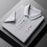 Men's Embroidered Polo Shirt – Casual Summer Style