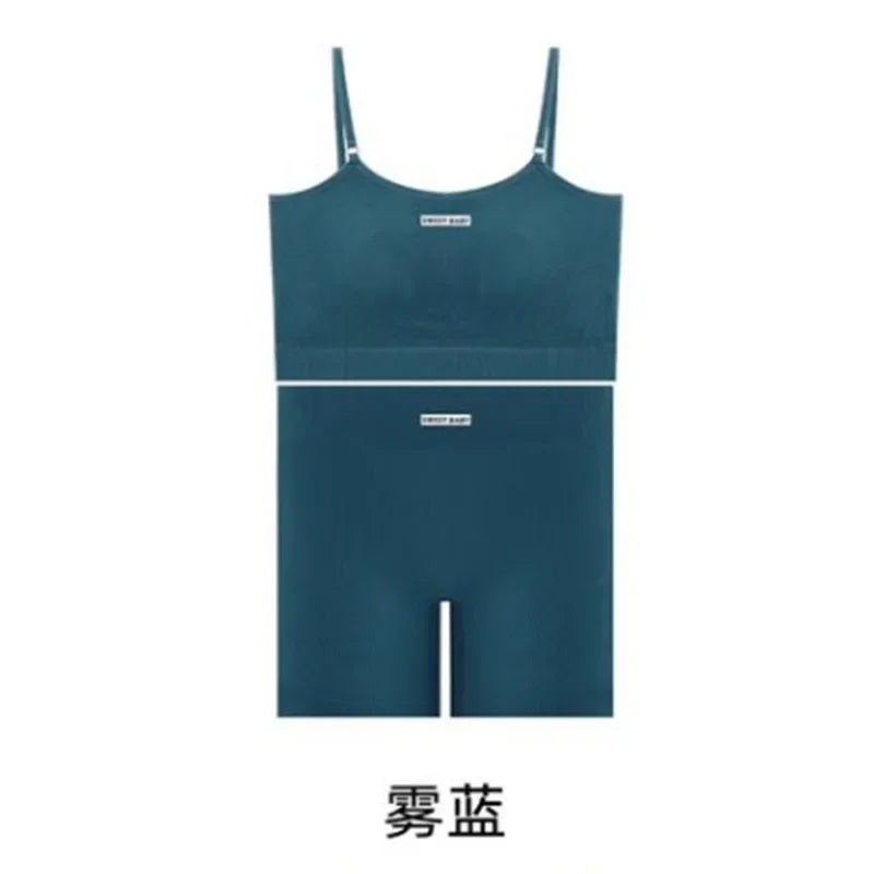 Women Seamless Yoga Sets Summer Fitness Workout Suits Sport Bra High Waist Leggings Sexy Outfits 2024 Female Casual Sportswear