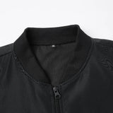 Men's Lightweight Zip-Up Baseball Collar Jacket