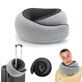 Memory Foam U-Shape Travel Neck Pillow – Snail Design