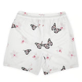 Rose Embroidered Hip Hop Shorts