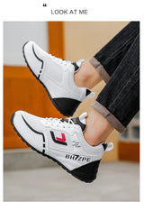 Men's Breathable Colorblock Low-Top Sneakers