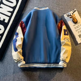 Men’s Embroidered Appliqué Baseball Jacket