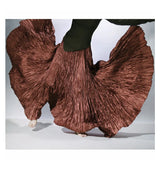 Elegant High-Waist Pleated Maxi Skirt for Women