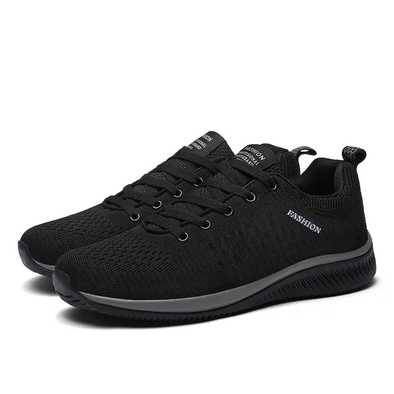 Men's Lightweight Knit Sneakers | Breathable Mesh Athletic Shoes