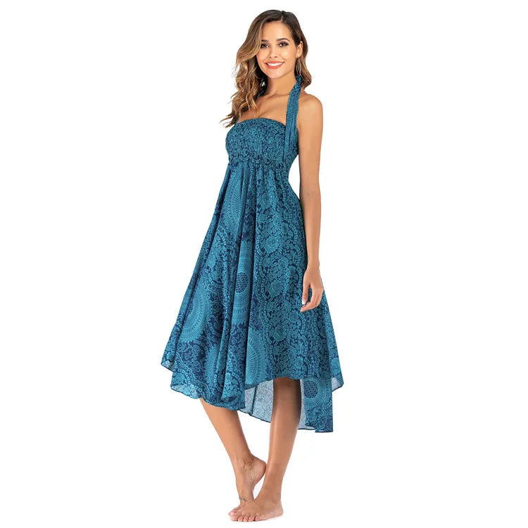 Boho Maxi Skirt – Flowy Ankle-Length Summer Skirt for Women