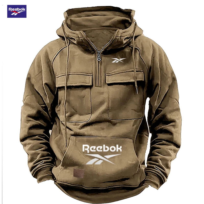 Men’s Multi-Pocket Zip Hoodie