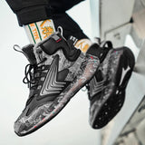 Men’s Winter High-Top Plush Sneakers