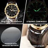 POEDAGAR 615 Men's Luxury Quartz Watch