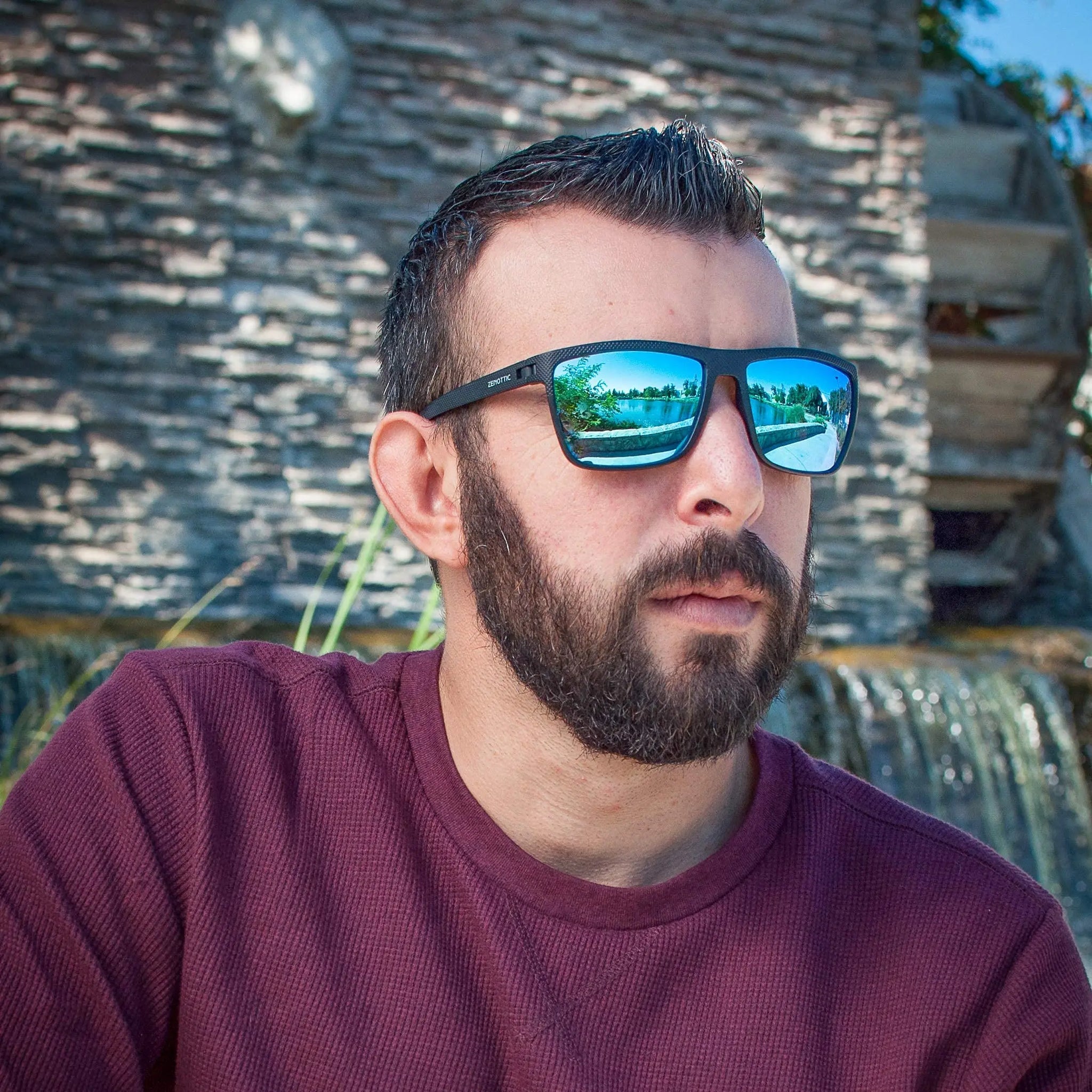ZENOTTIC Polarized Square Sunglasses for Women & Men