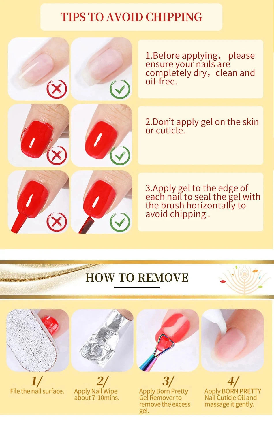 Born Pretty 250g Professional Nail Gel Collection
