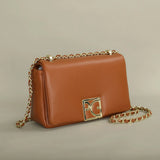Luxury Leather Crossbody Satchel