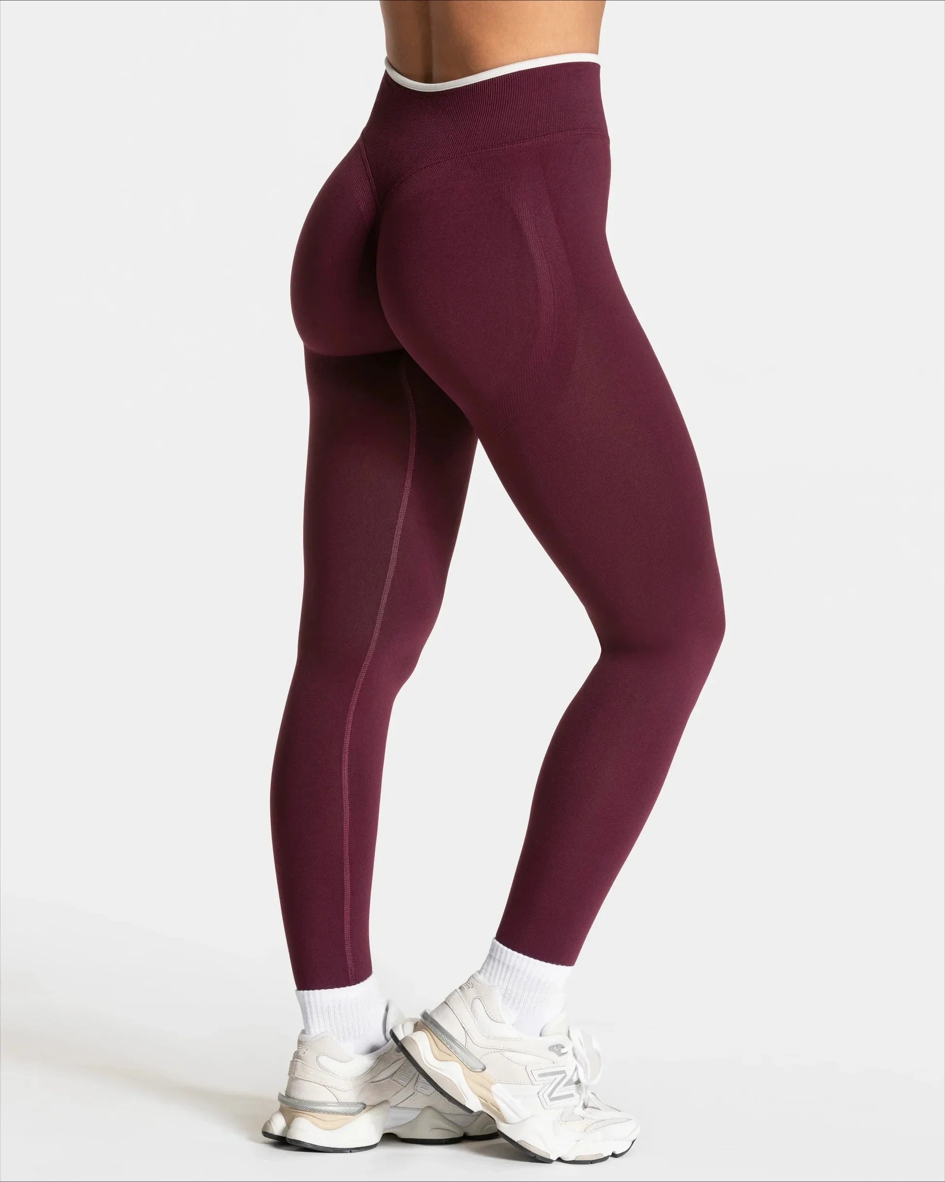 High-Waist Seamless Yoga Leggings