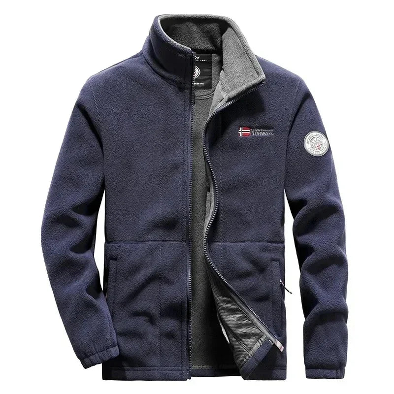 Norway Outdoors Polar Fleece Jacket Men Thicken Thermal Fleece Tactical Sport Coat Militar Softshell Hiking Outdoor Army Jackets