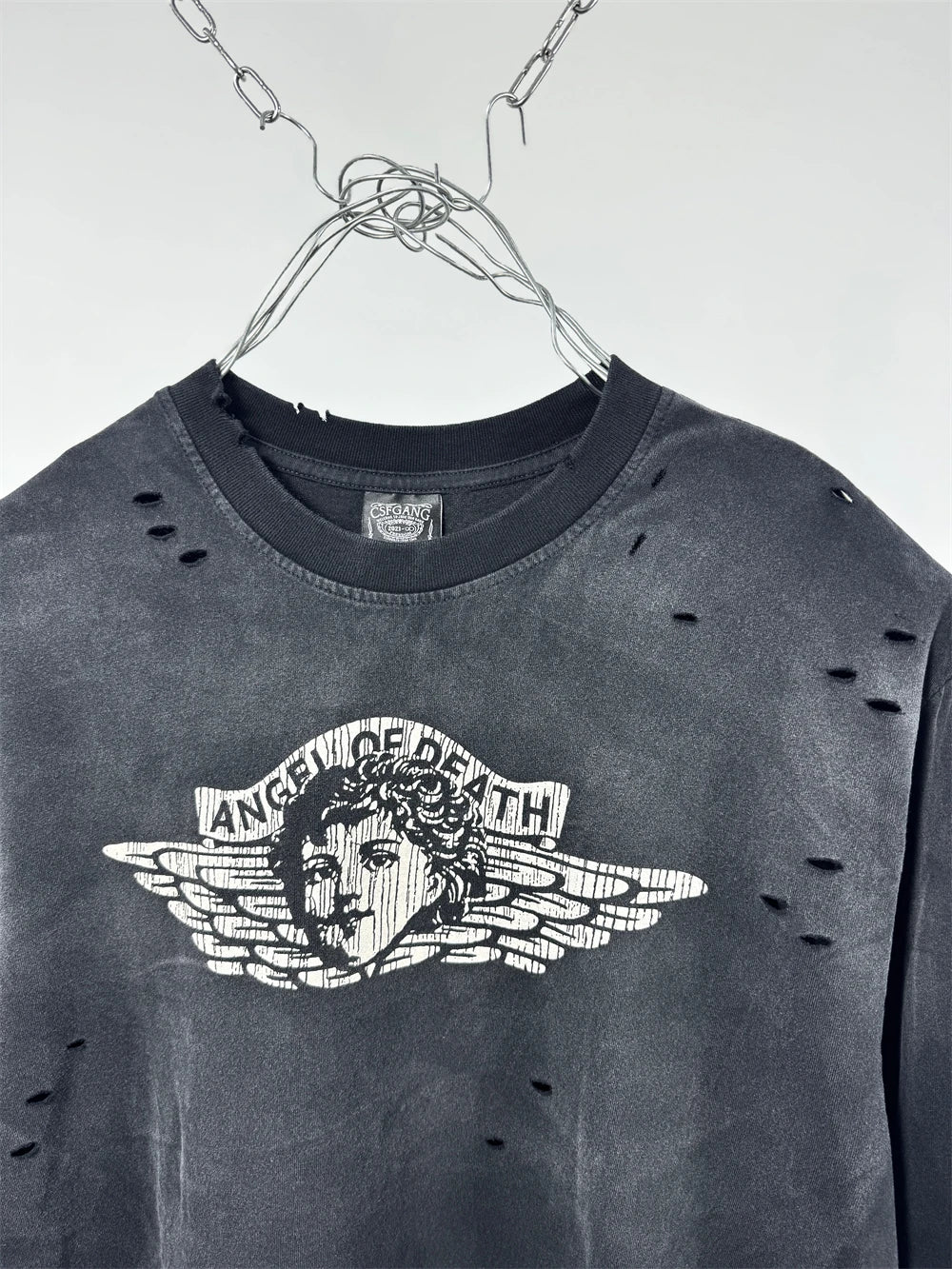 Vintage Angel Cotton Long Sleeve T-Shirt