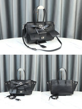Genuine Cowhide Leather Tote Top Women's Bag Large-Capacity Neutral Motorcycle Wing Underarm Messenger Bag for Ladies 2025