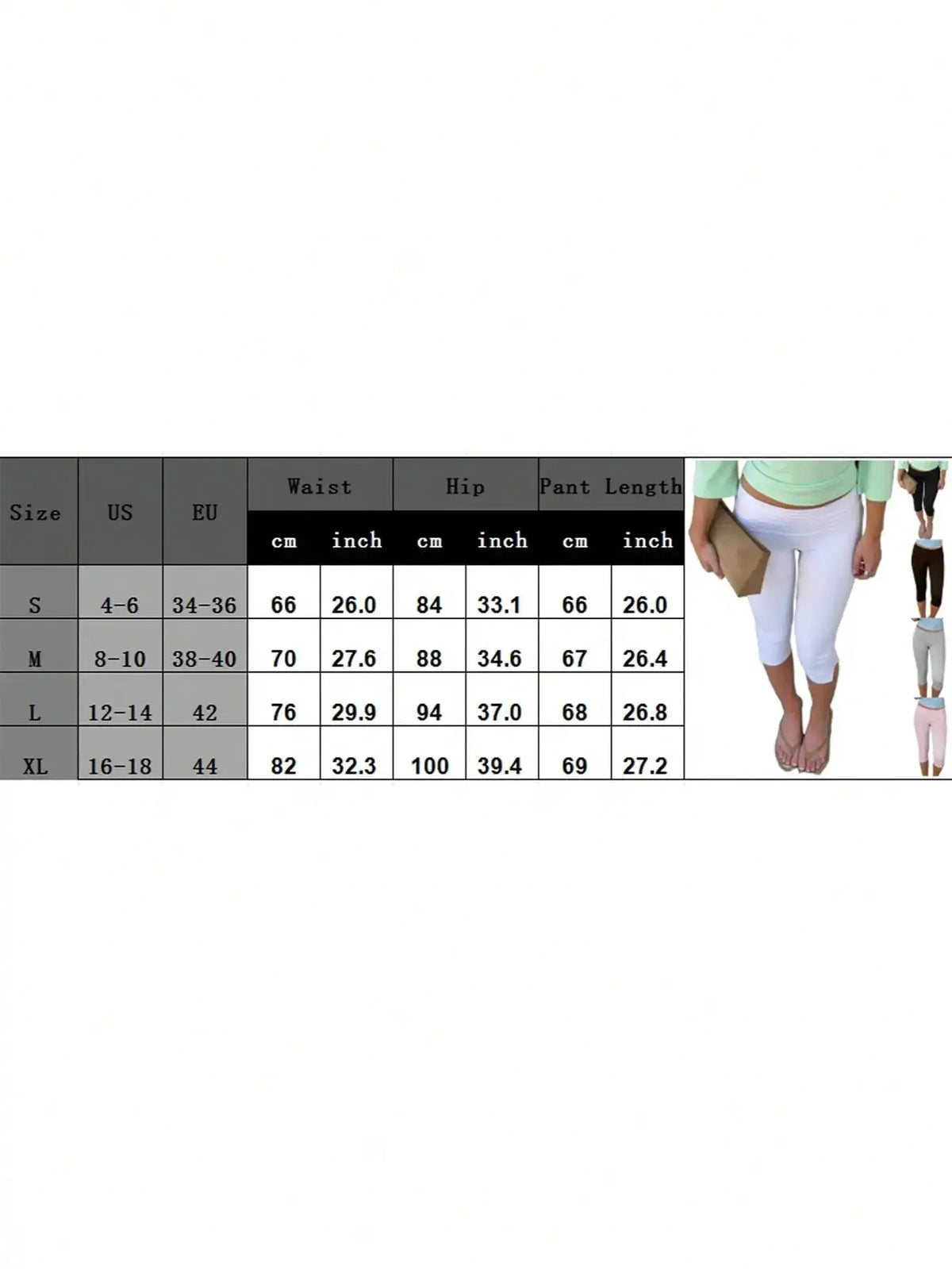 Women's Y2K Low-Rise Capri Leggings | Fold-Over Waistband