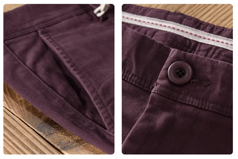 Men's Vintage Wide-Leg Cargo Trousers | LFFMHMT