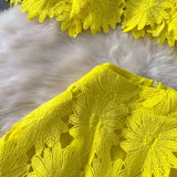 Elegant Crochet Embroidery 2-Piece Set