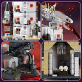 1000pcs Gringottses Wizard Tower Magic World Dragon MOC Building Bricks Set Blocks Toys for Kids Children Adult Birthday Gifts