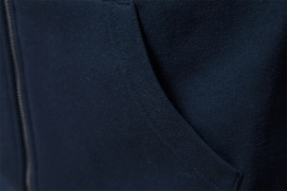 Men's Stand Collar Zip-Up Jacket