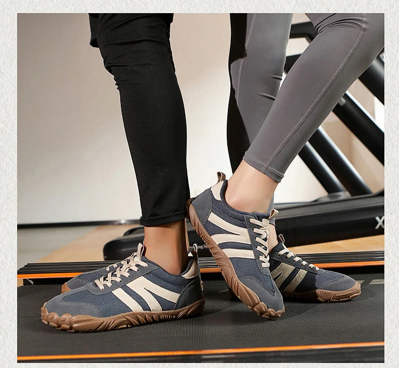 2026 New Wide Toe Barefoot Shoes Mens Womens Zero Drop Minimalist Sneakers Retro Outdoor Non Slip Walking Shoes Casual Sneaker