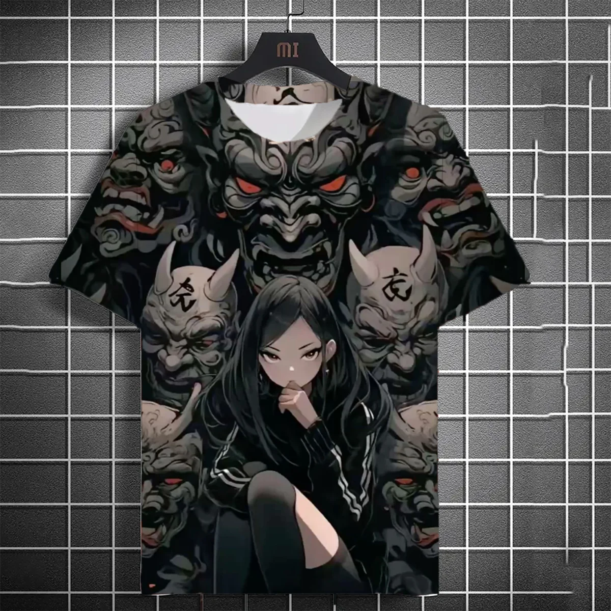 Men's Samurai Anime Graphic T-Shirt