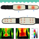 ComfortFit Adjustable Tourmaline Back Support & Lumbar Brace