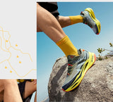 361 Degrees Flame 4x4 Men Running Shoes New Carbon Plate Racing Anti-slip Rebound  Wear-resistant Stable Male Sneakers 672442201