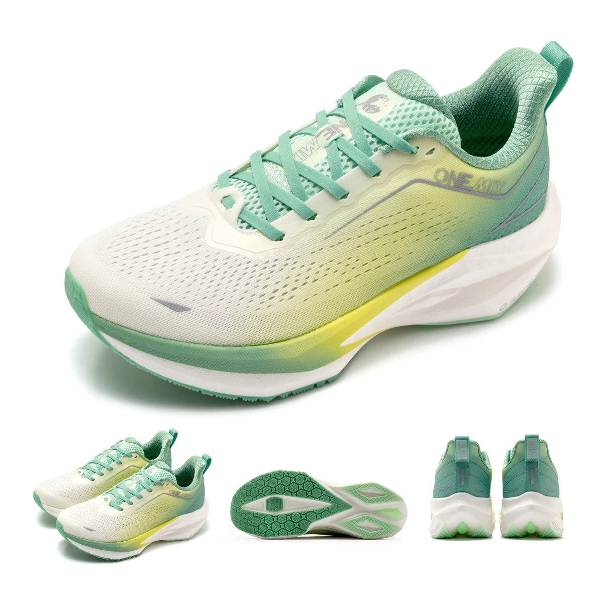 ONEMIX Outdoor Jogging Running Shoes for Men Super Light Outdoor Athletic  Sneakers Elevator Antislip Walking Shoes Female