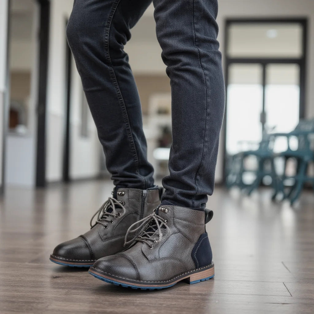 Men’s Classic Leather Ankle Boots