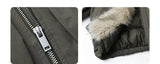 Women's Hooded Down Jacket with Faux Fur Collar