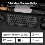 AULA Mini60 HE/Pro/Max 60% Magnetic Switch Keyboard RGB Tri Mode Wireless Mechanical Keyboard 8000Hz 0.01mmRT for Pc Gamer Gifts